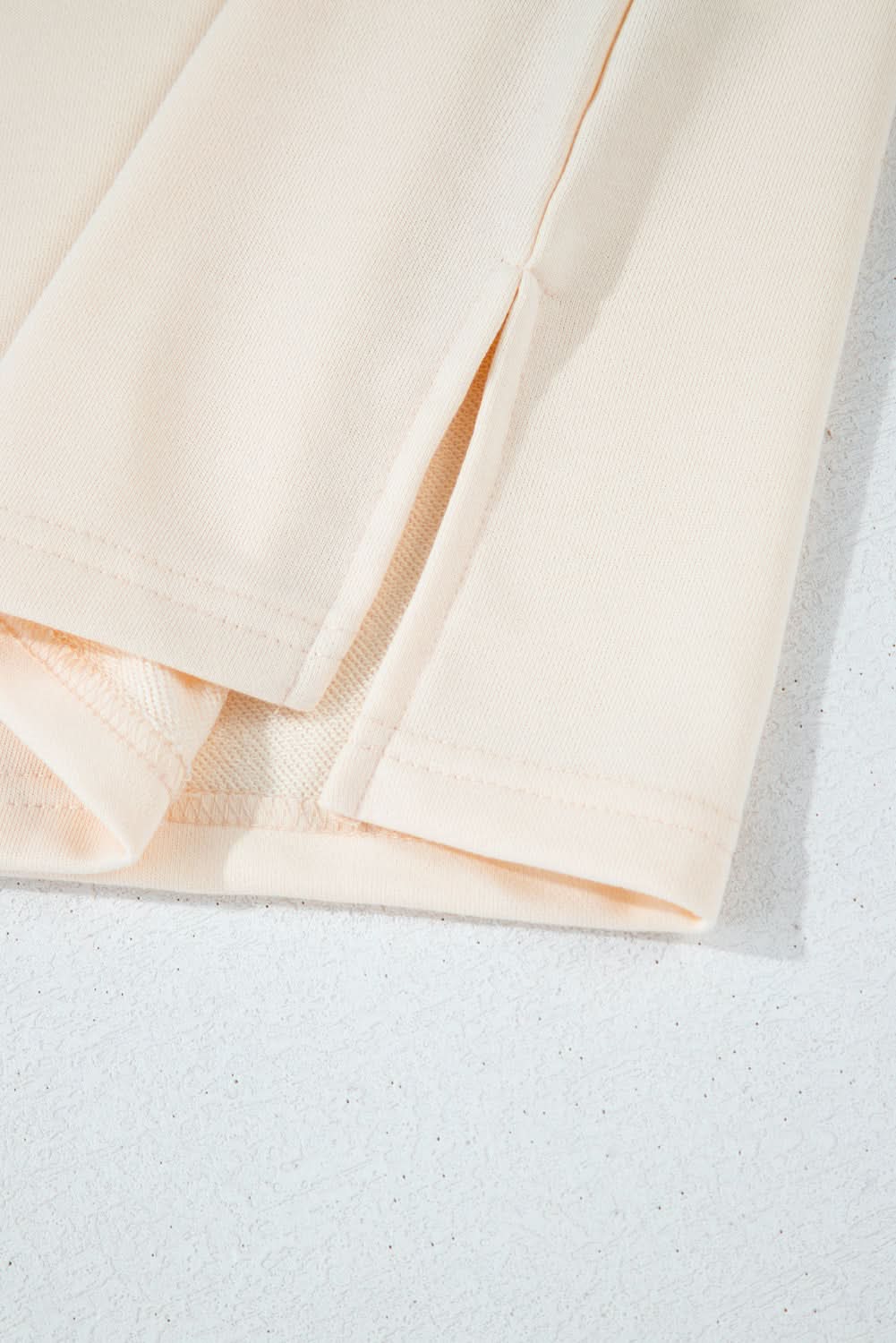 Beige plus size patchwork sweatshirt - Love Salve