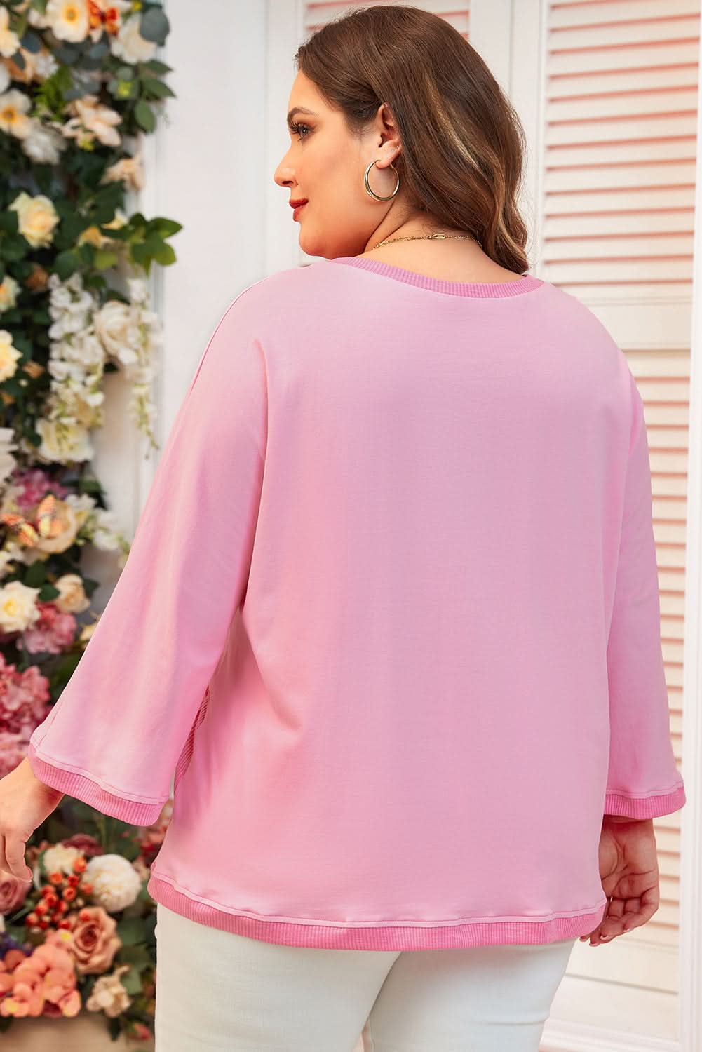 Bonbon plus size high-low tee - Love Salve