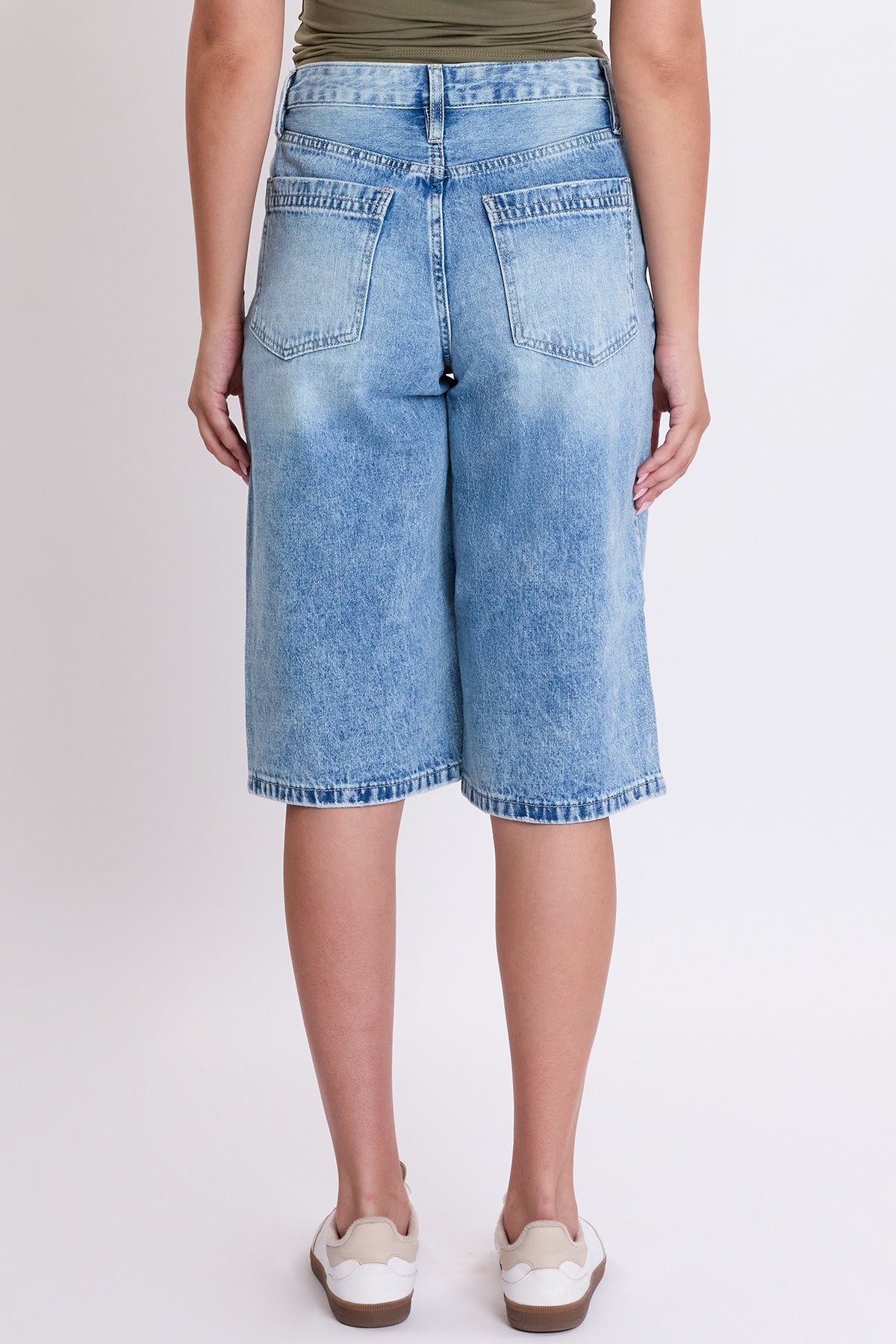 YMI JEANS: Wide Leg Jorts - Relaxed Fit