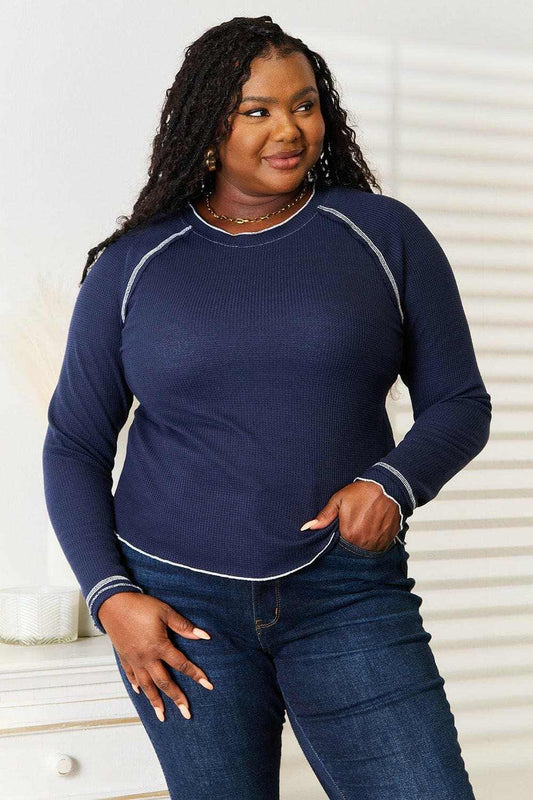 Casual chic raglan top - longline fit - Love Salve