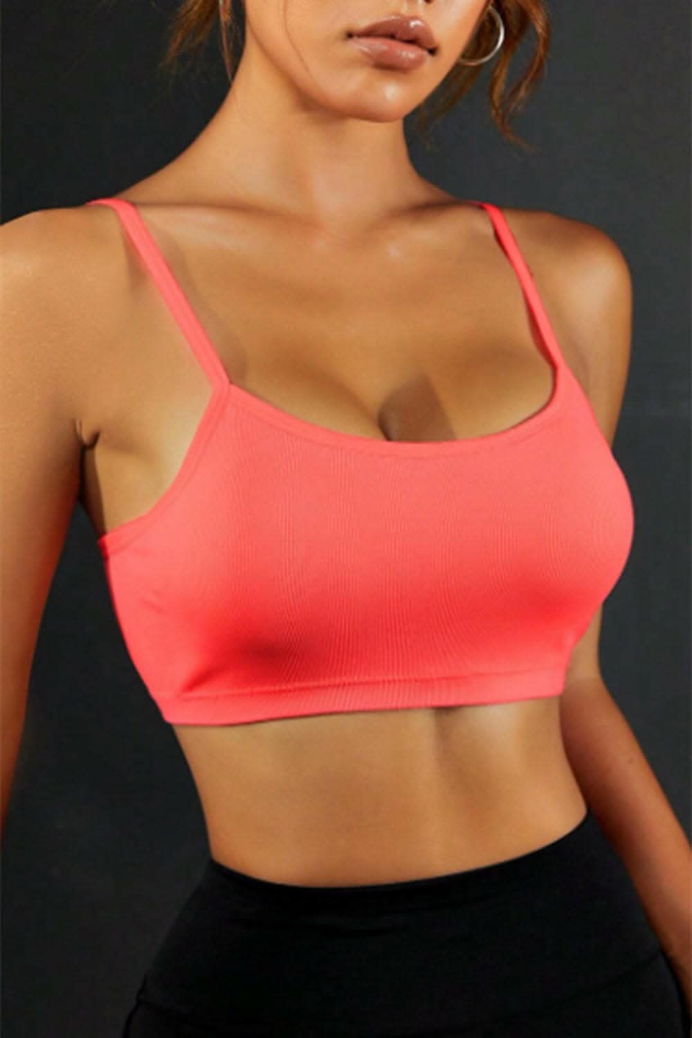 Chic backless sports cami for activewear