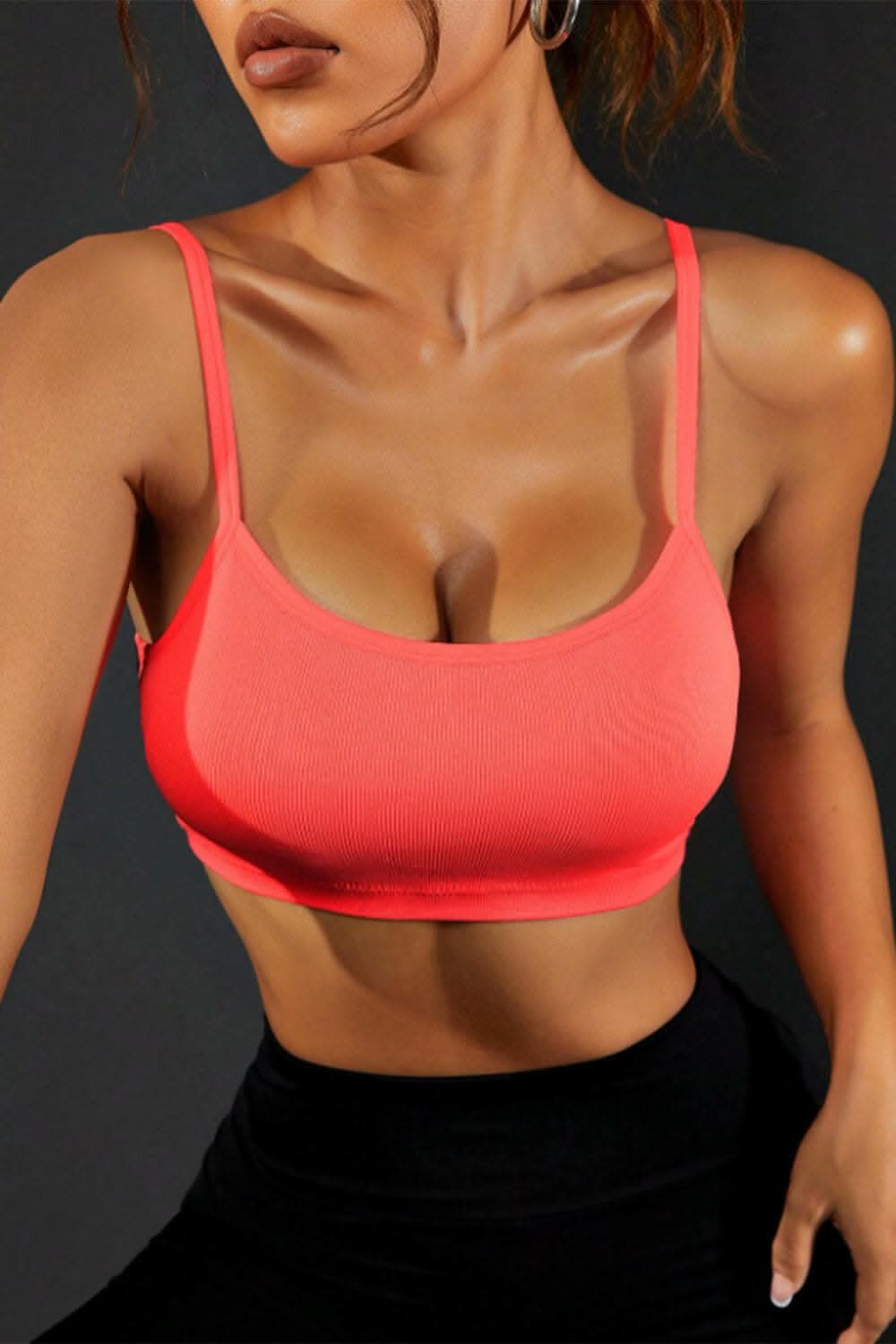 Chic backless sports cami for activewear