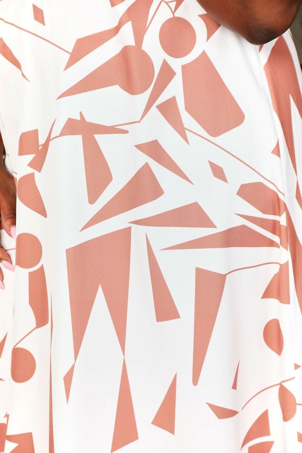 Chic balloon sleeve dress - midi length - Love Salve