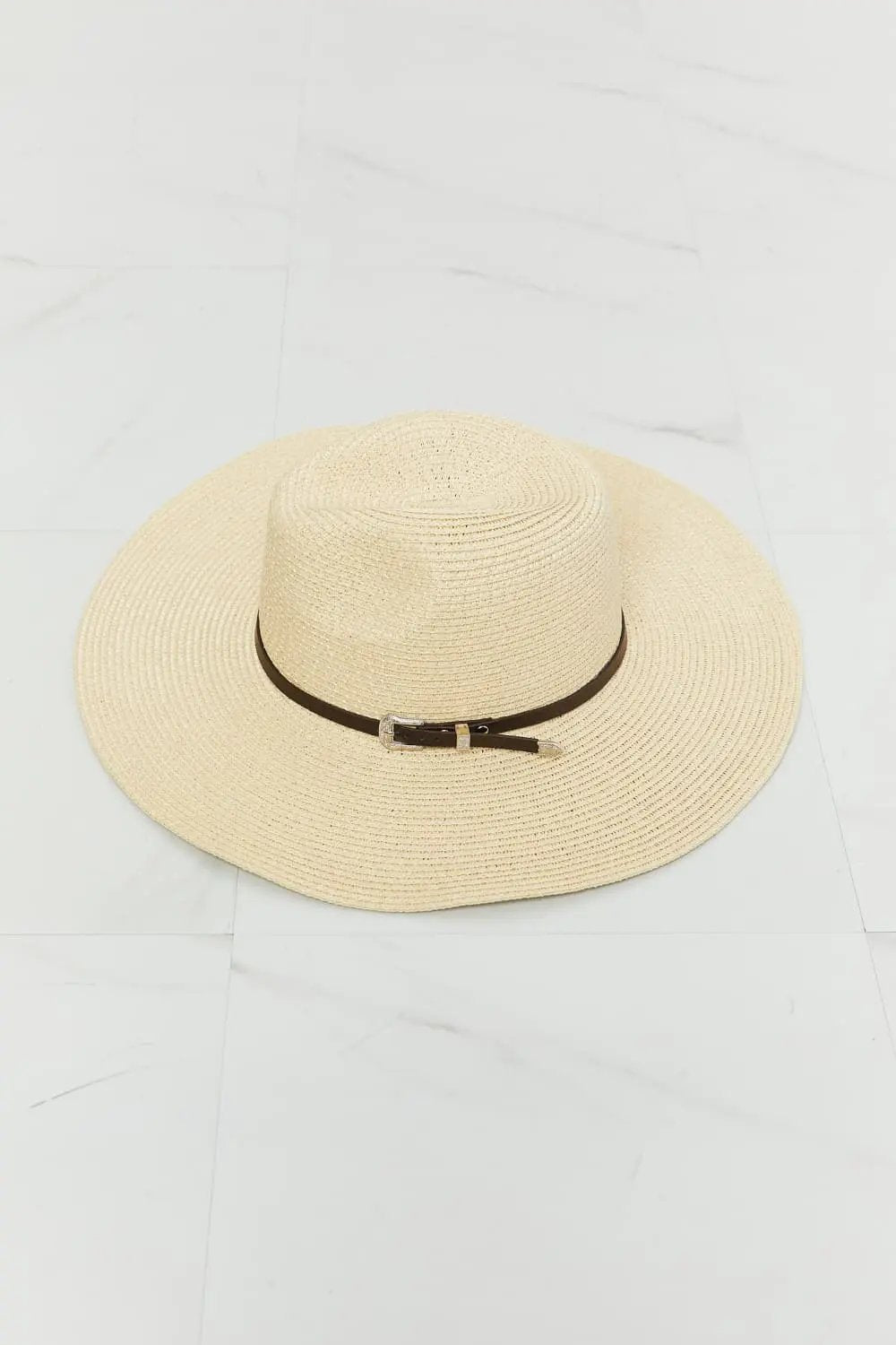 Chic boho straw fedora hat - Love Salve