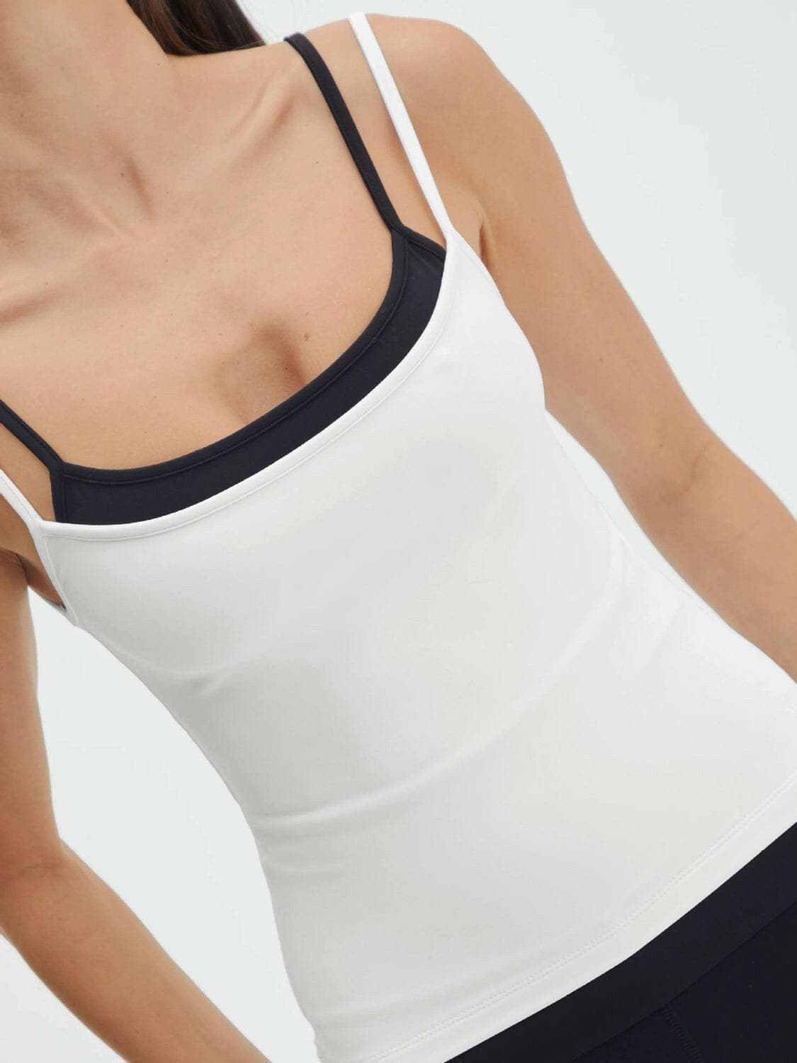 Chic faux layered cami top - Love Salve