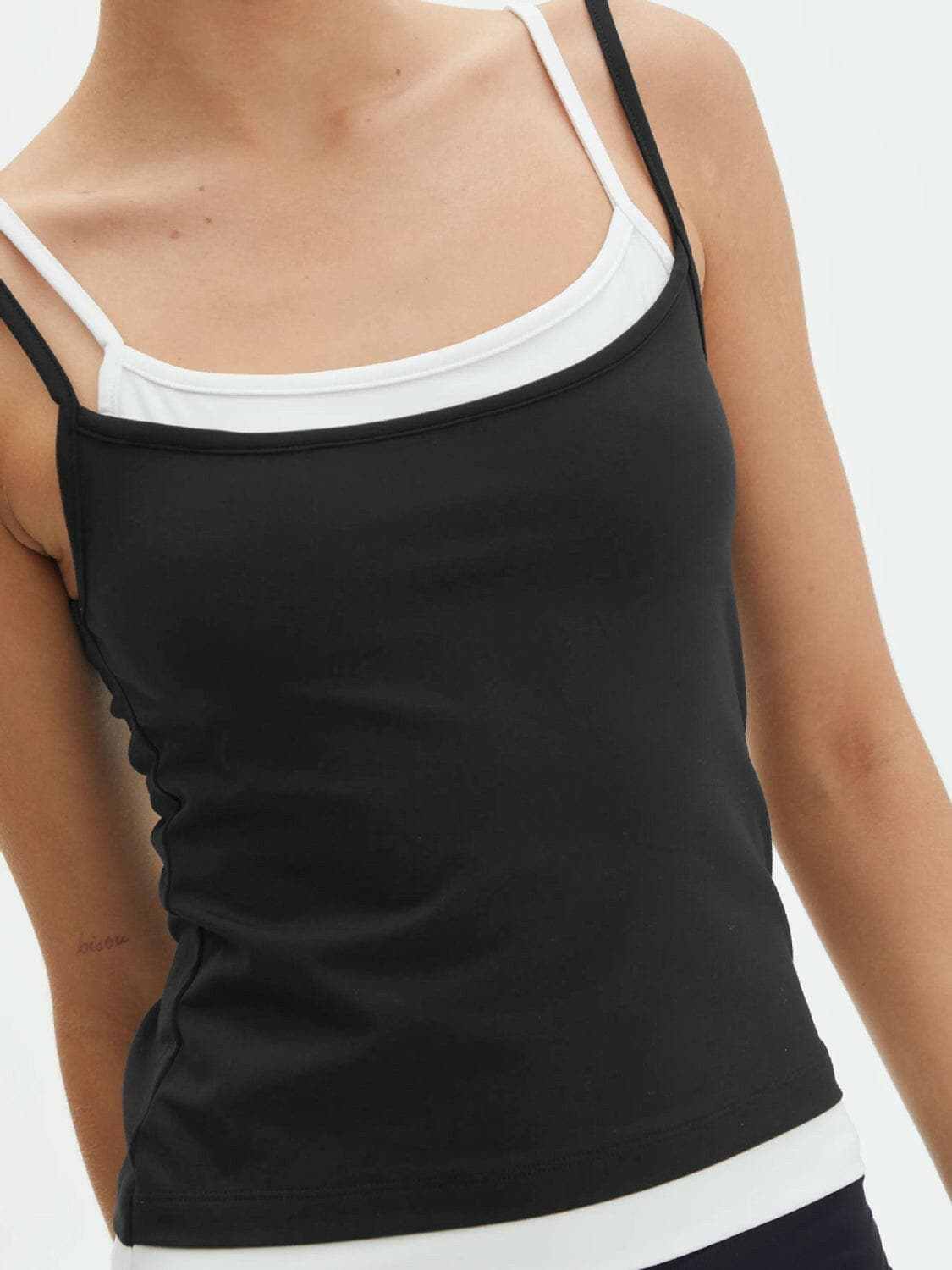 Chic faux layered cami top - Love Salve
