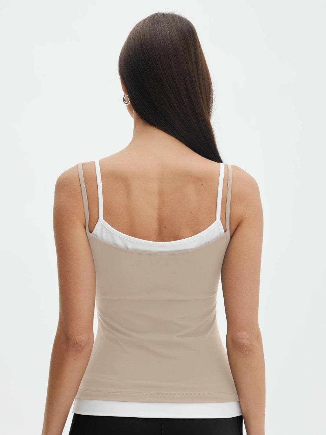 Chic faux layered cami top - Love Salve