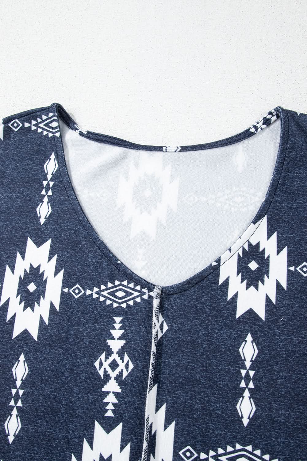 Chic gray plus size v-neck top - Love Salve