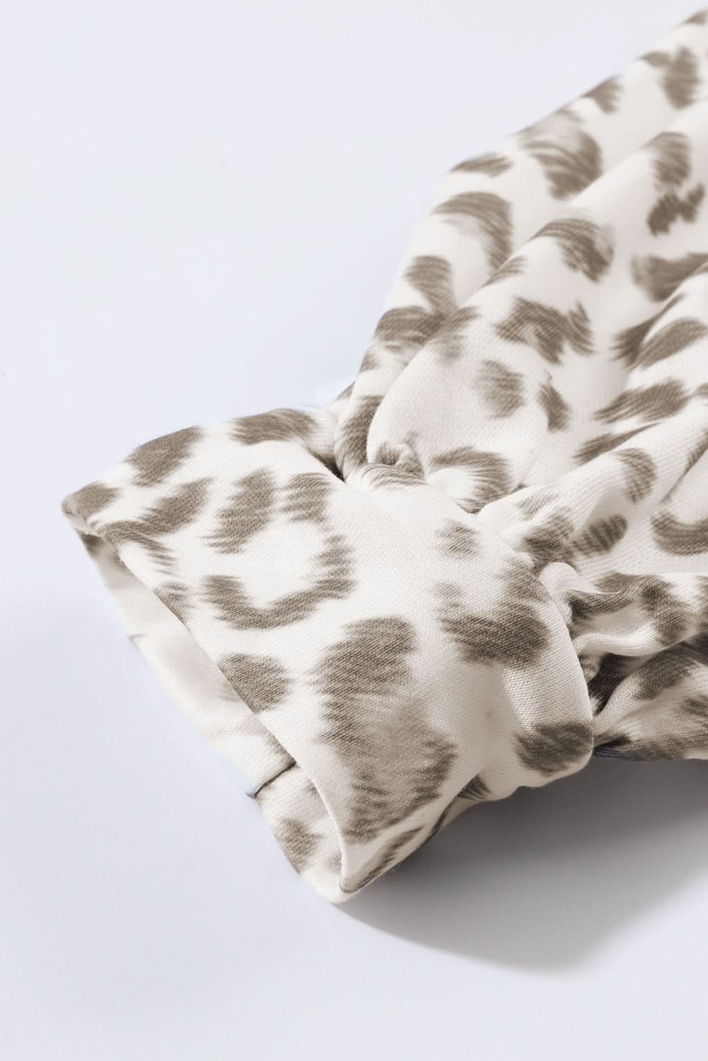 Chic khaki leopard block top - Love Salve