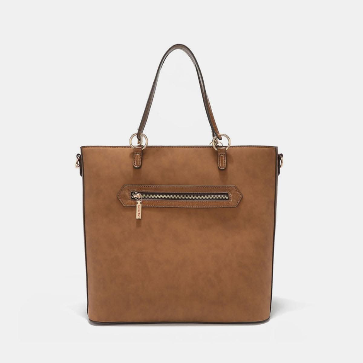 Chic metallic rhinestone tote bag