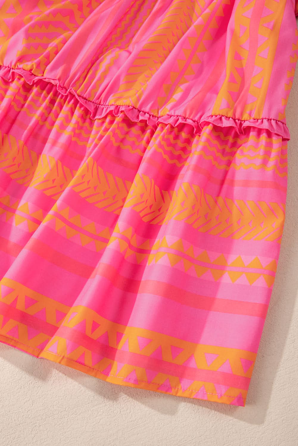 Chic orange plus size babydoll blouse - Love Salve