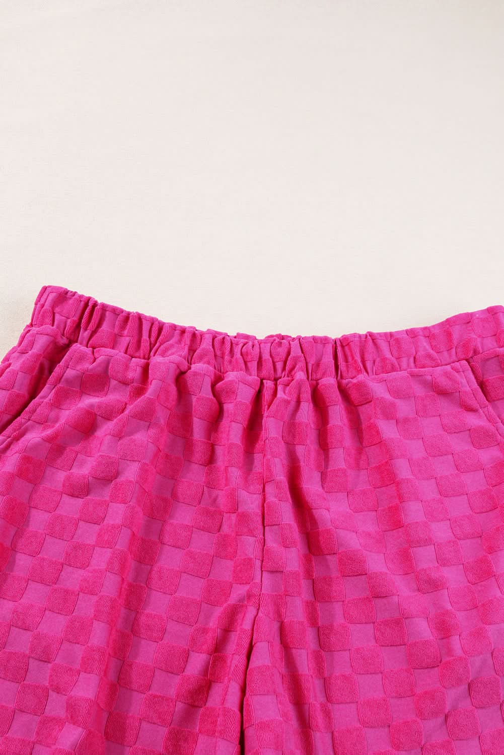 Chic peach blossom plus size short set - Love Salve