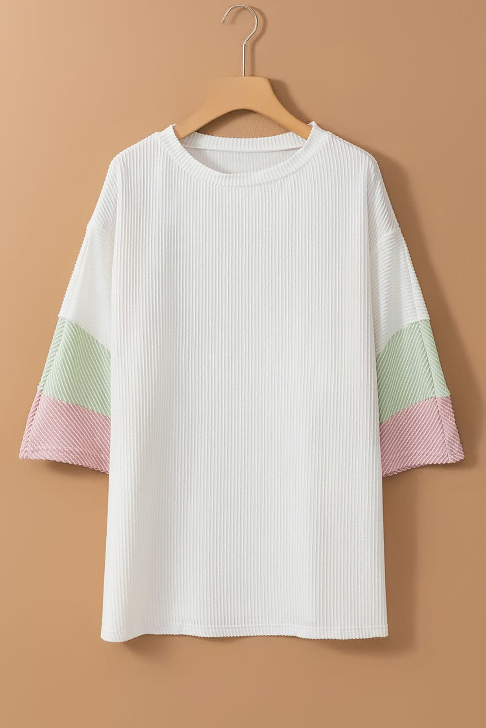 Chic plus-size colorblock t-shirt - Love Salve