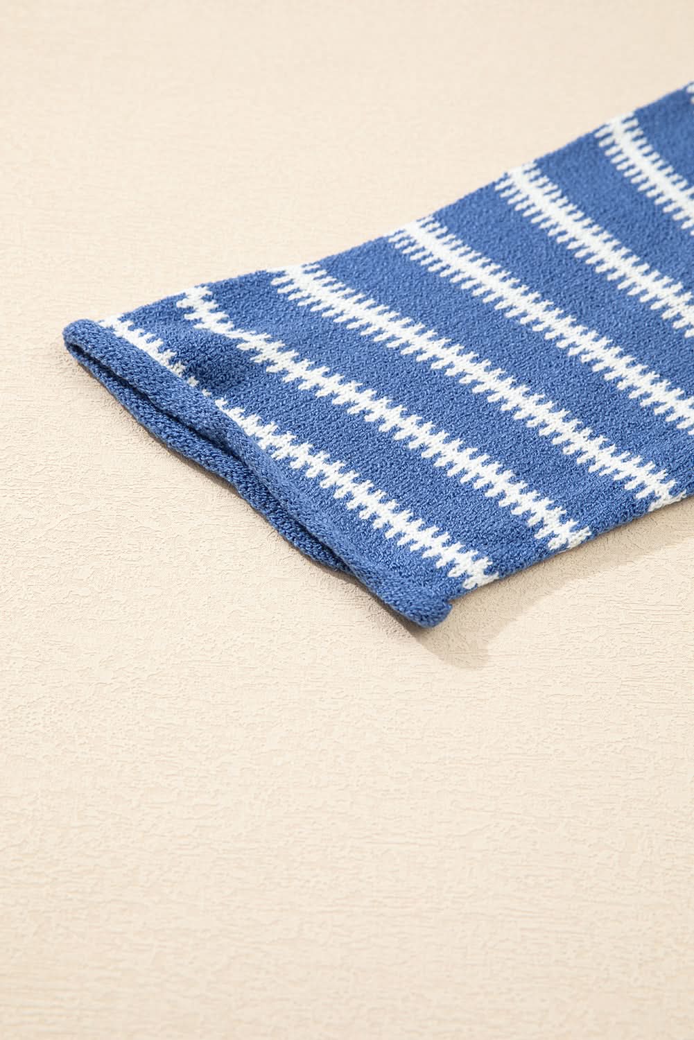 Chic plus size striped sweater - Love Salve