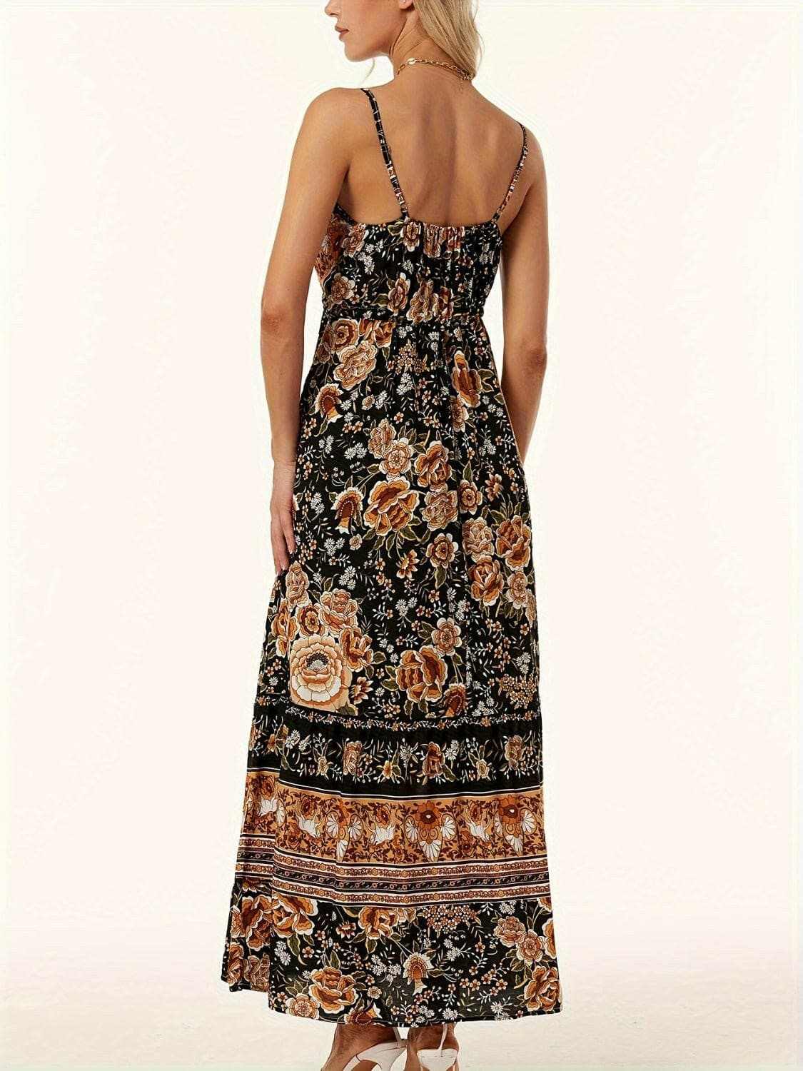 Chic printed midi dress - effortless style - Love Salve