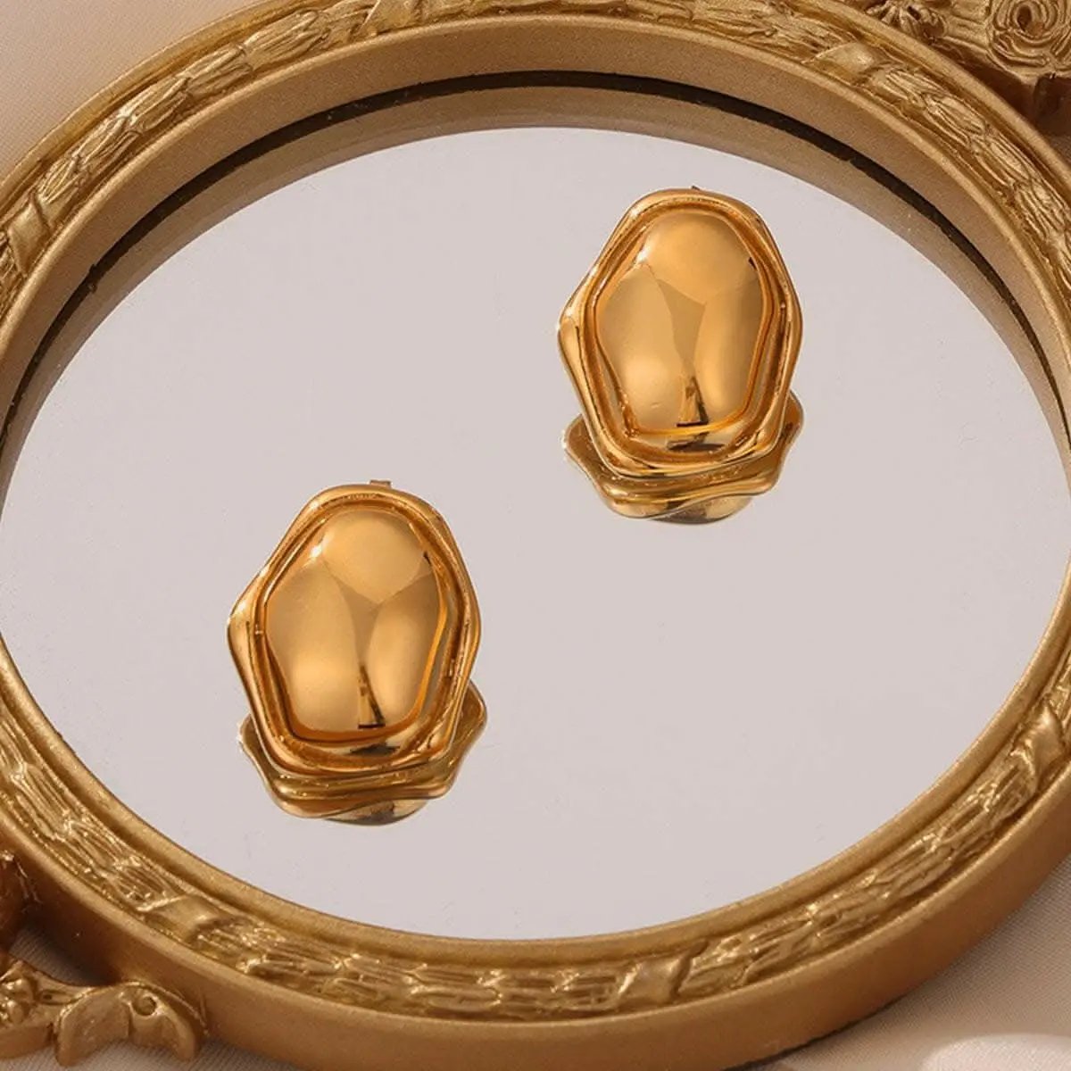 Chic titanium steel geometric earrings - Love Salve