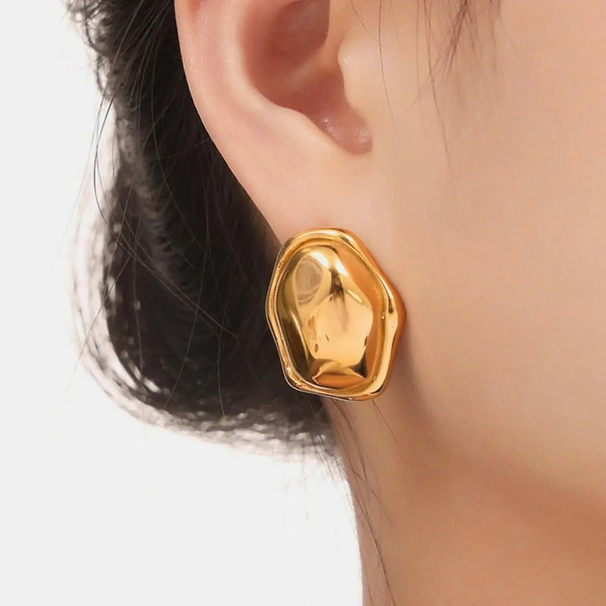 Chic titanium steel geometric earrings - Love Salve