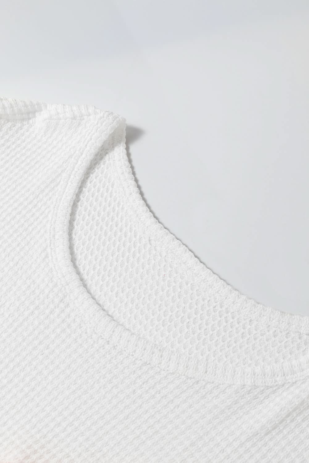 Chic white colorblock plus size tee - Love Salve