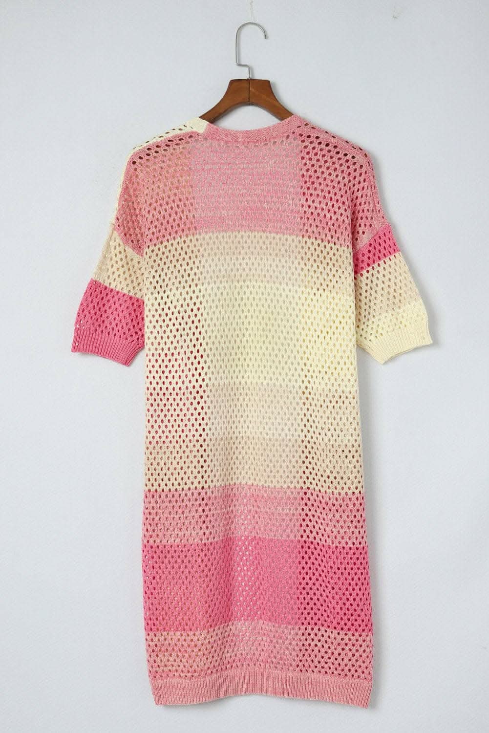 Color block half sleeve cover up - Love Salve