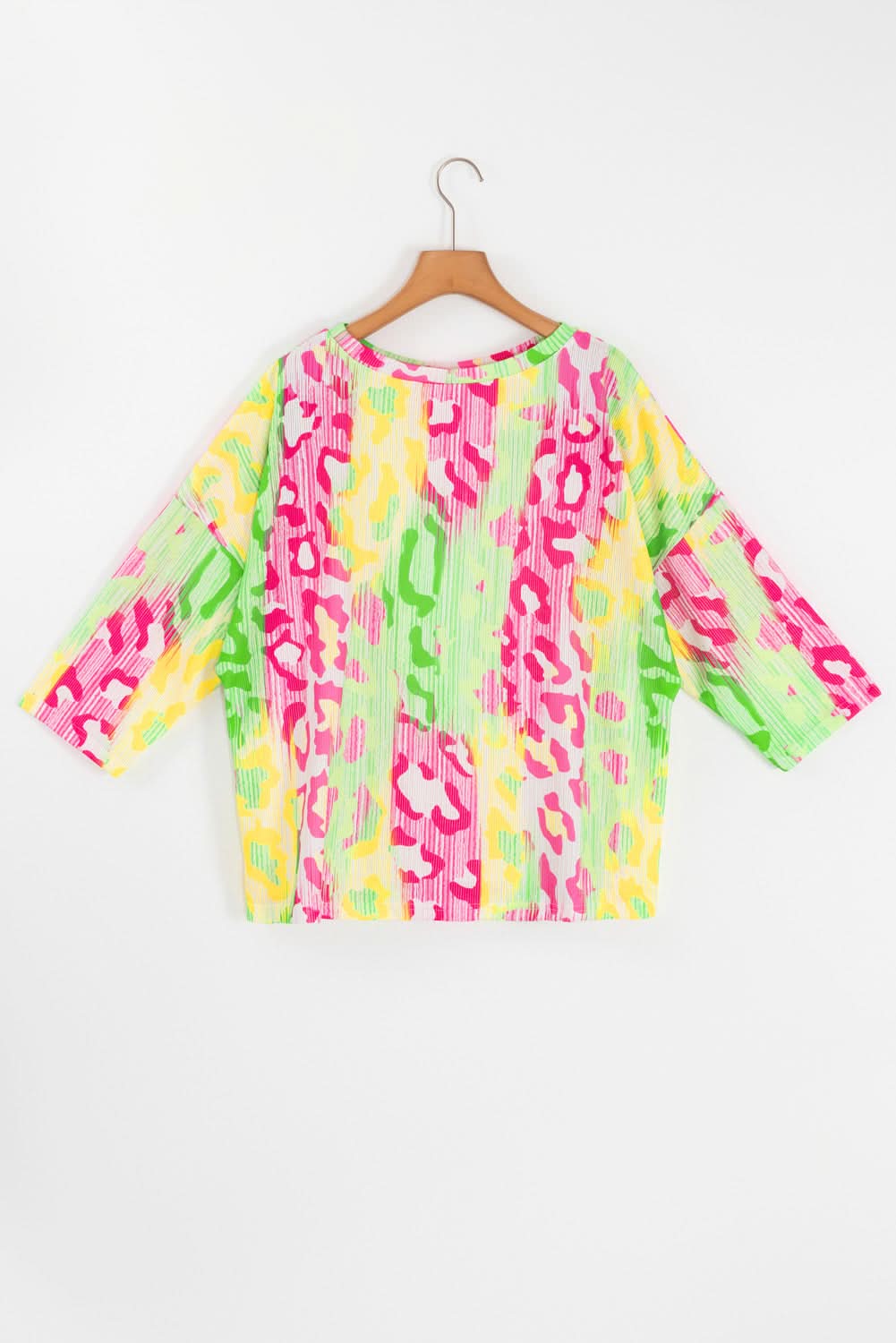 Color block leopard tee - plus size - Love Salve