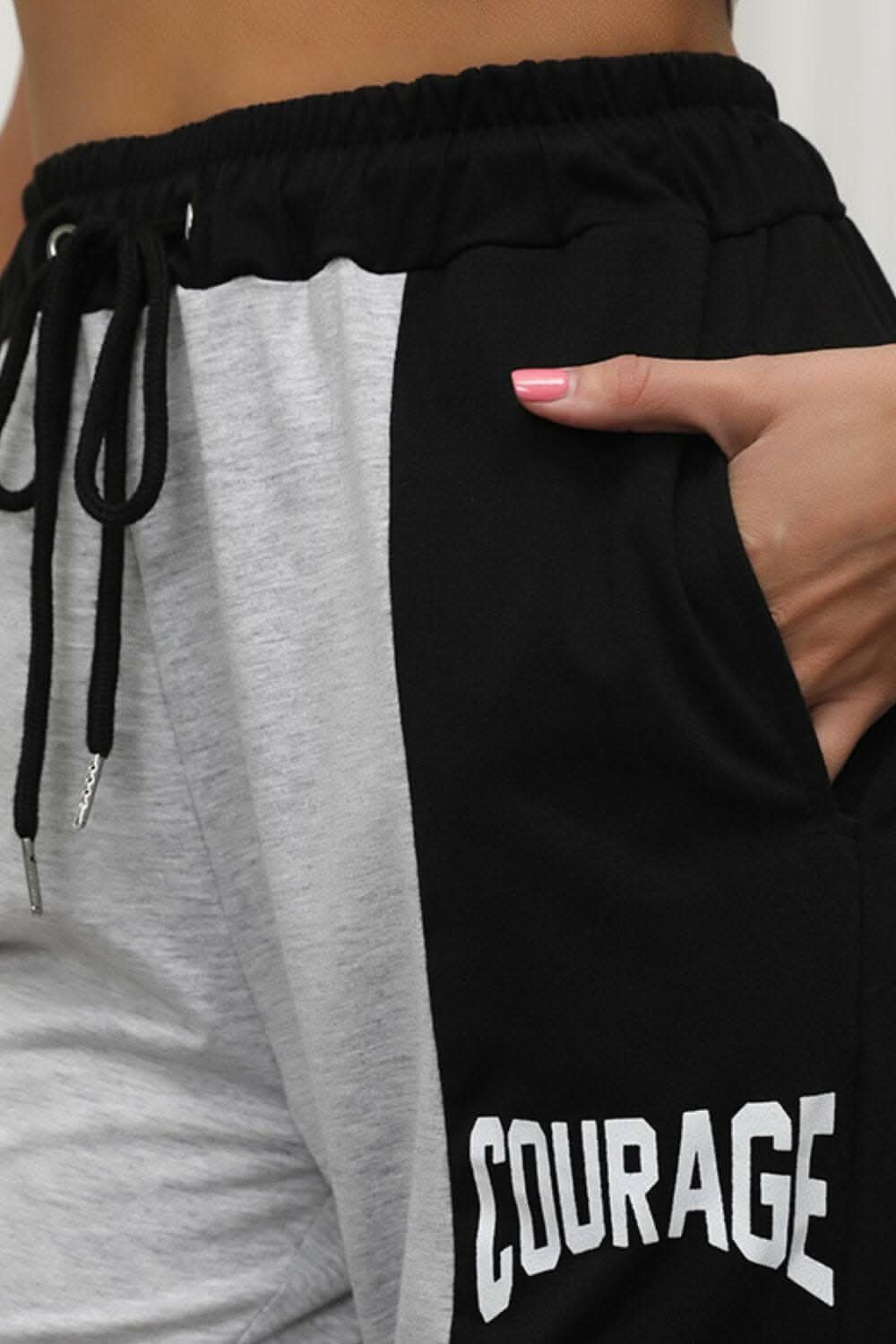 Courage color block joggers