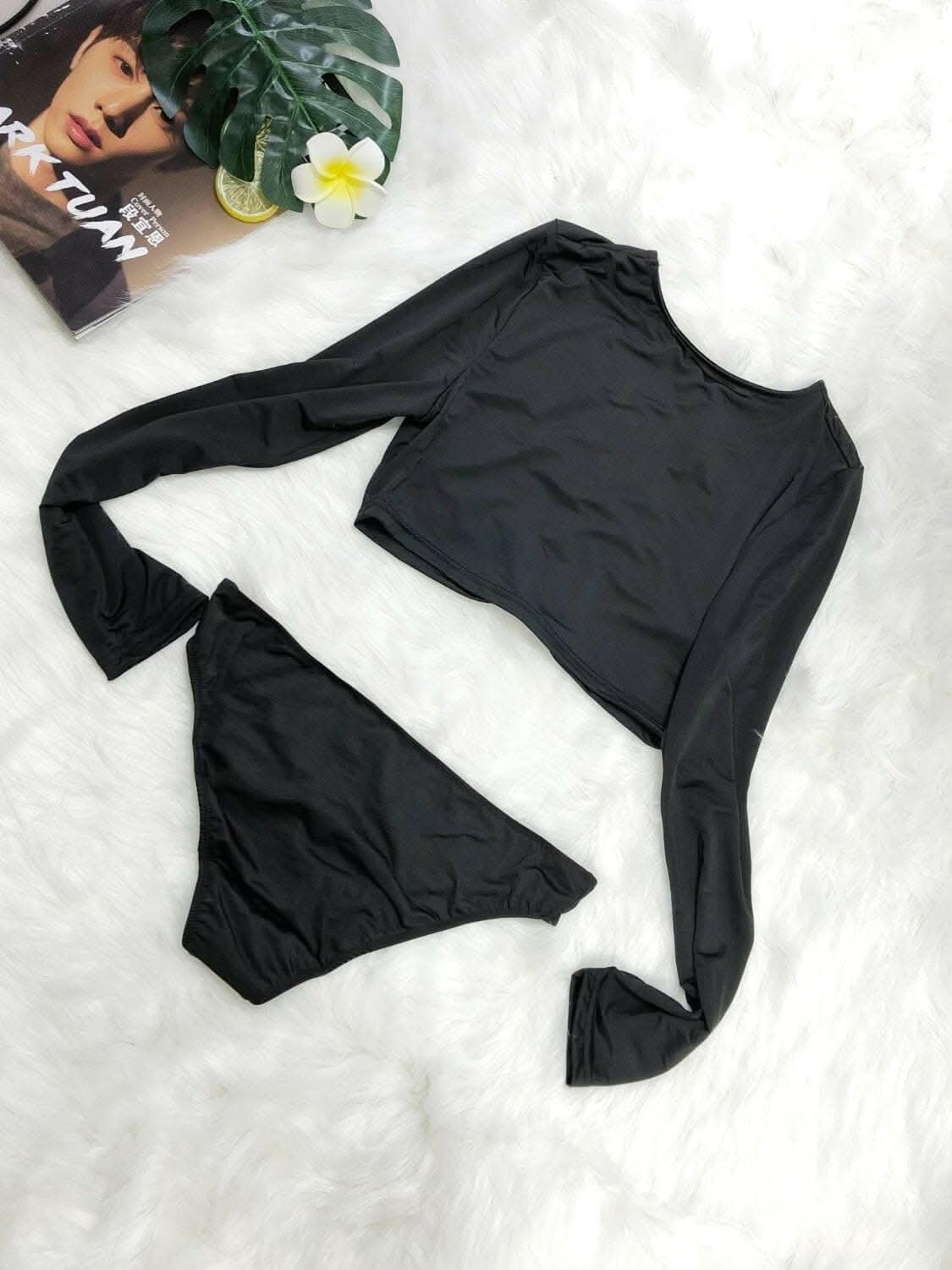 Cozy Long Sleeve Swimwear Set - Love Salve