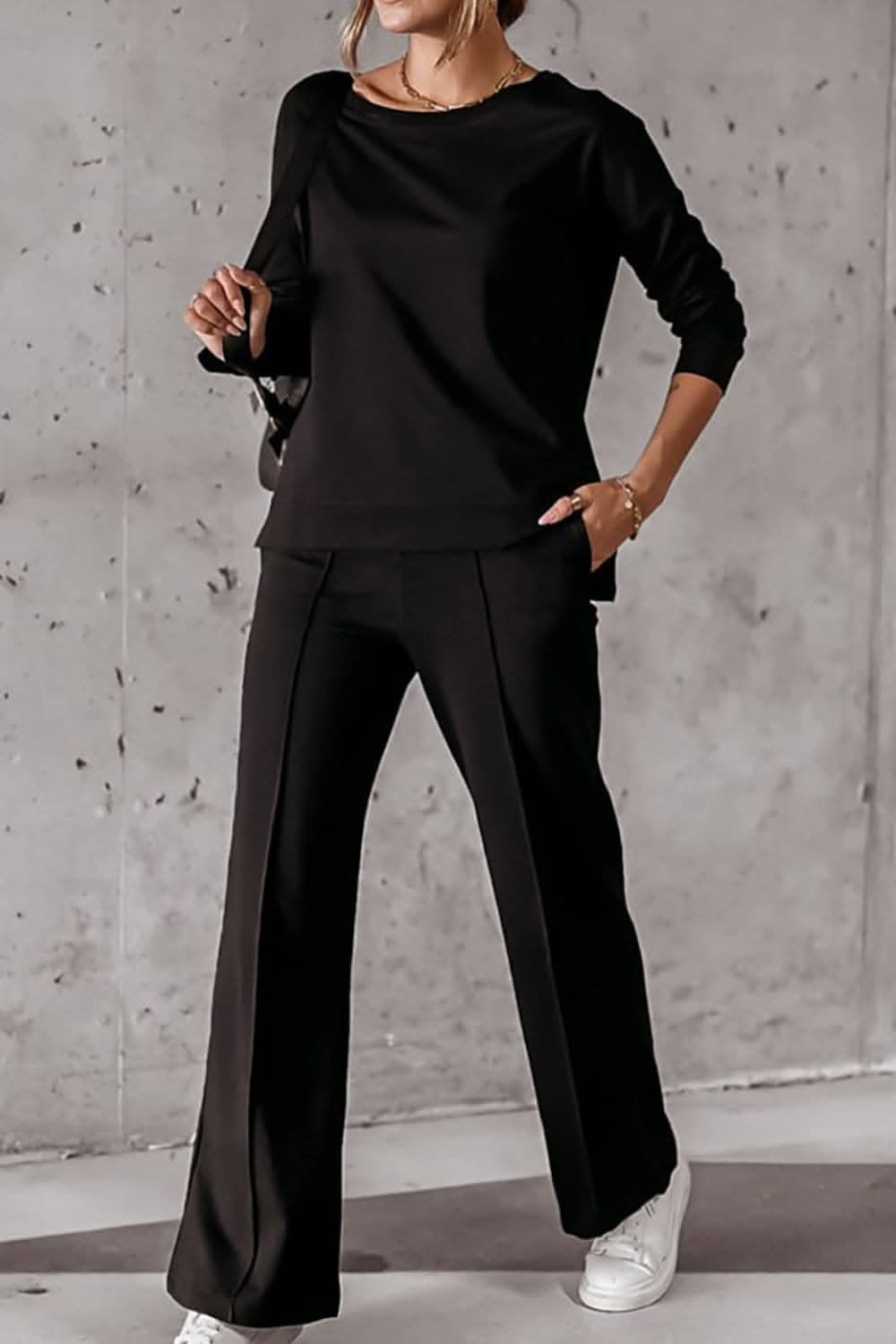 Cozy chic lounge set with pockets