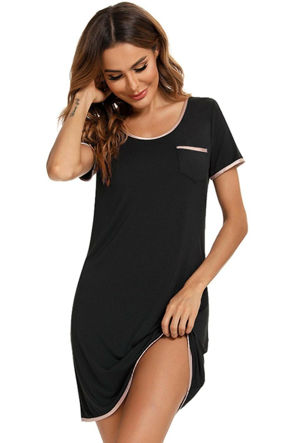 Cozy chic round neck dress - Love Salve