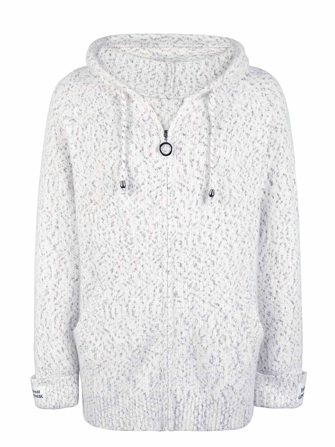 Cozy drawstring zip-up hoodie - Love Salve