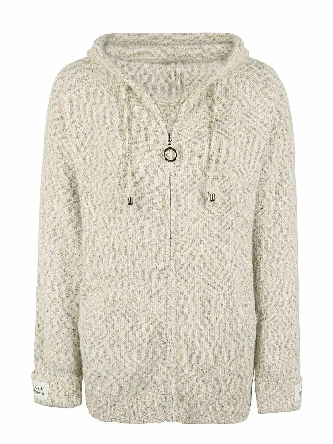 Cozy drawstring zip-up hoodie - Love Salve