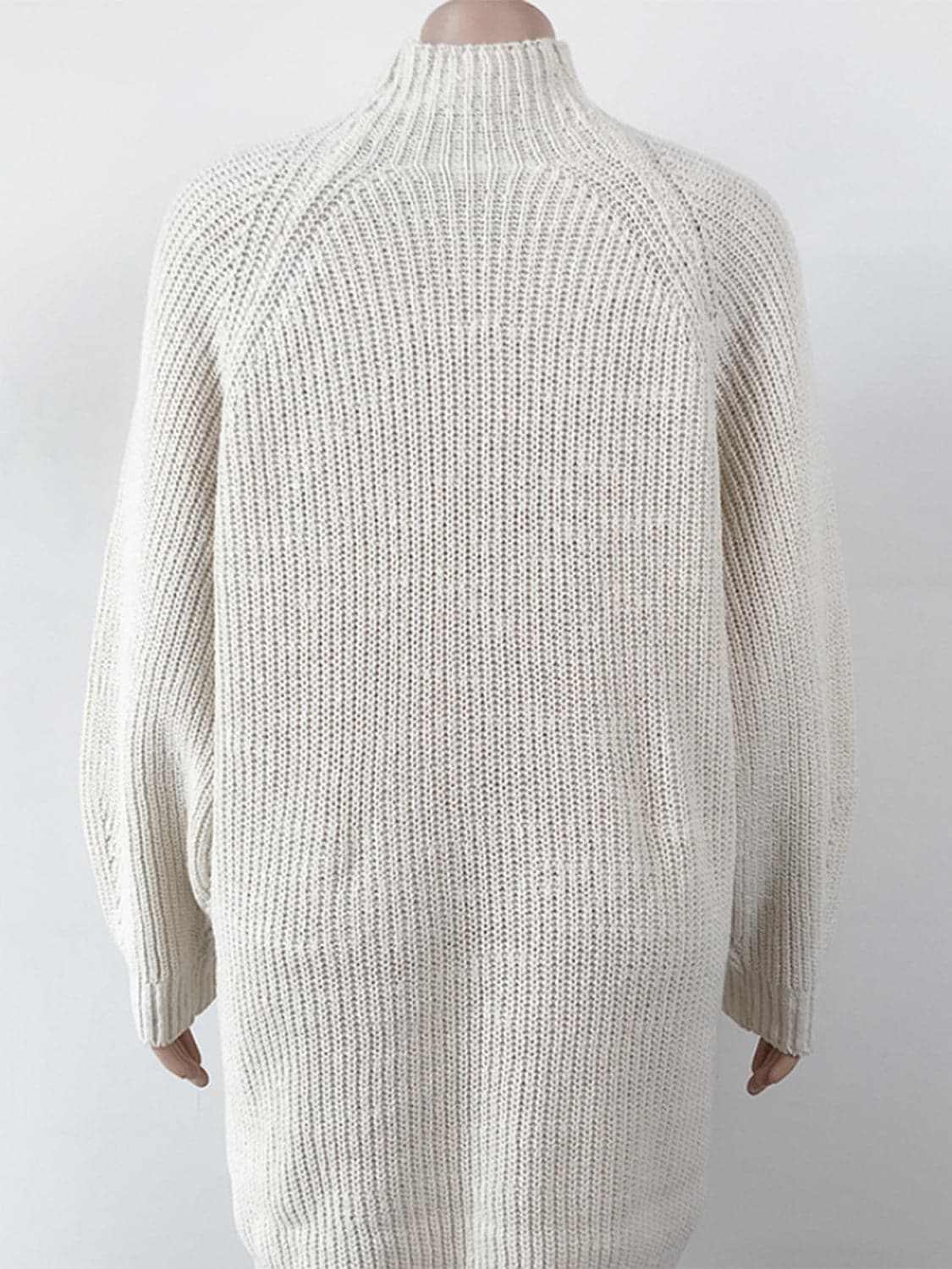 Cozy mock neck sweater dress - Love Salve