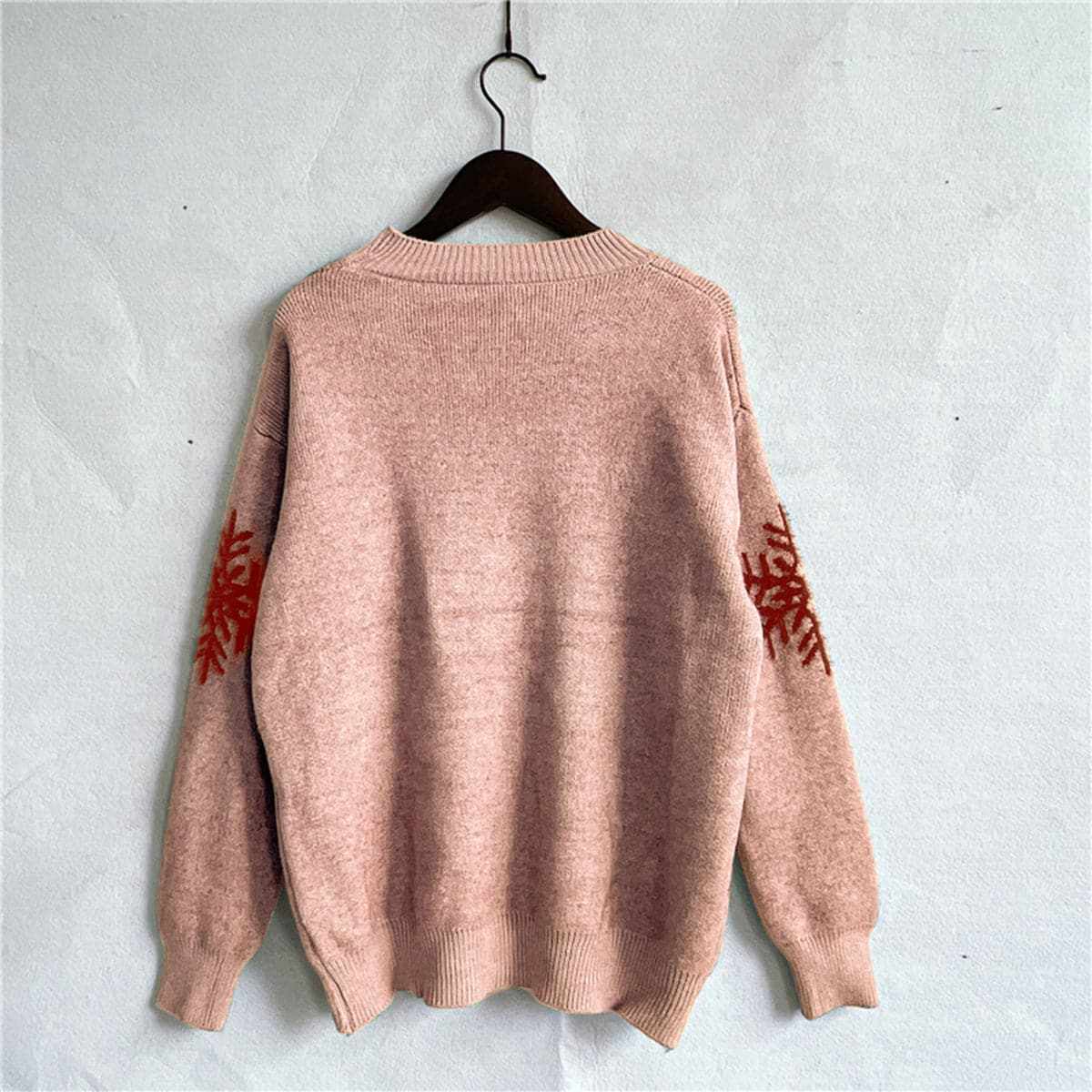 Cozy reindeer knit sweater for winter - Love Salve