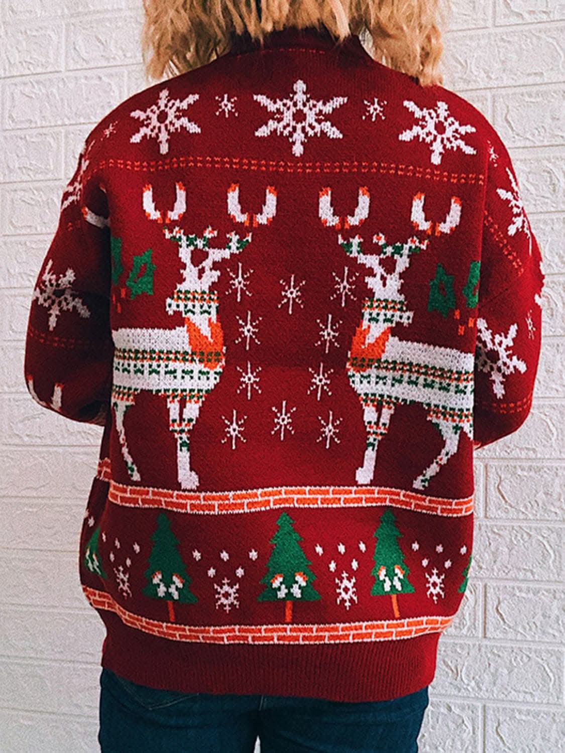 Cozy turtleneck sweater - drop shoulder style