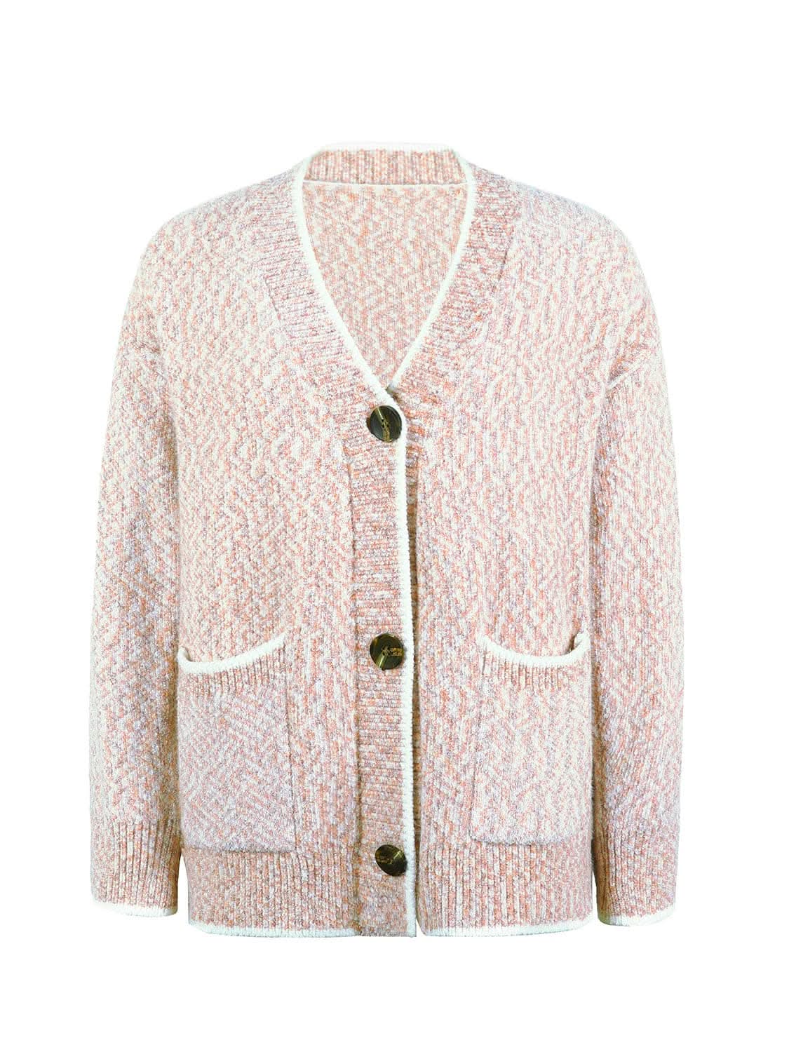 Cozy v-neck cardigan with pockets