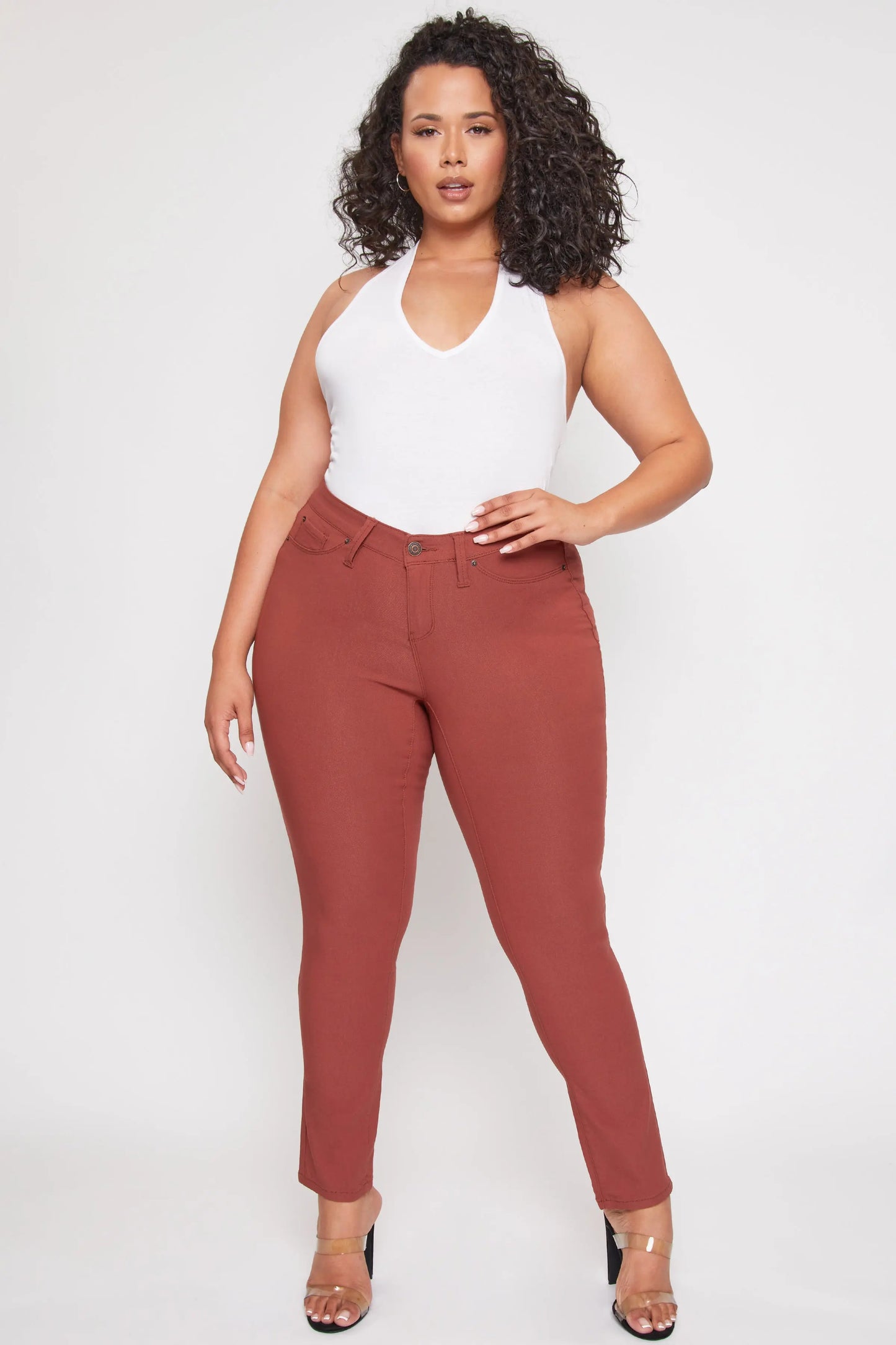 Women's Plus Hyperstretch Skinny Pants YMI JEANS