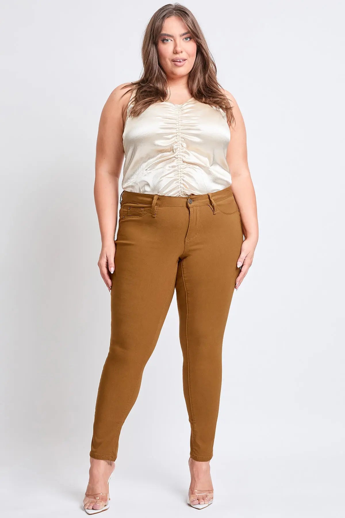 Women's Plus Hyperstretch Skinny Pants YMI JEANS