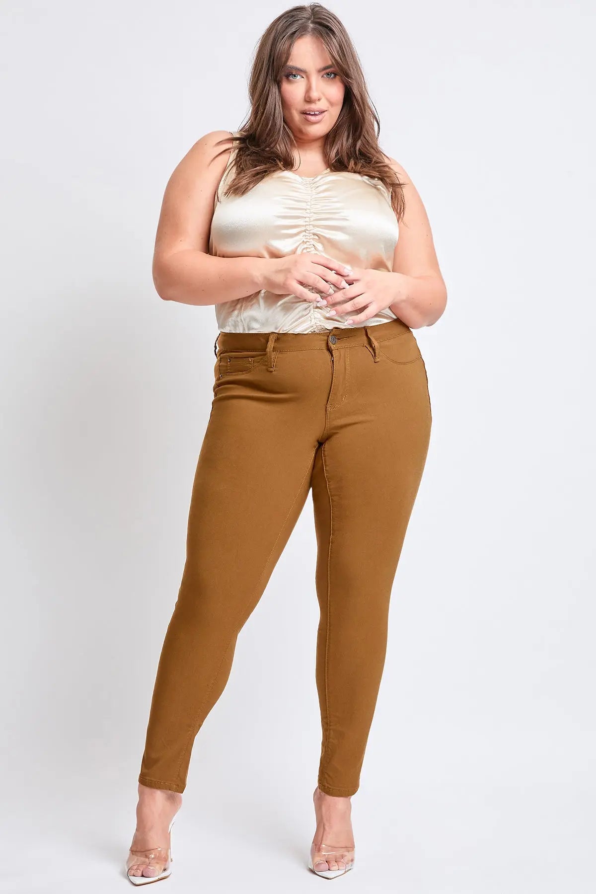 Women's Plus Hyperstretch Skinny Pants YMI JEANS