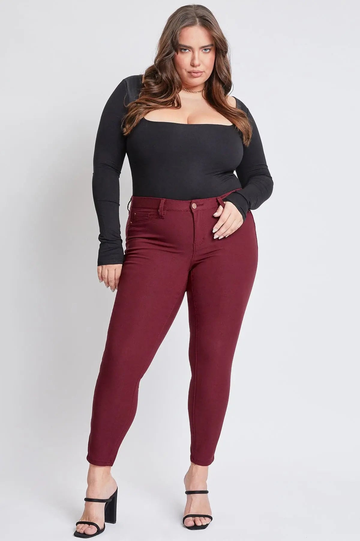 Women's Plus Hyperstretch Skinny Pants YMI JEANS