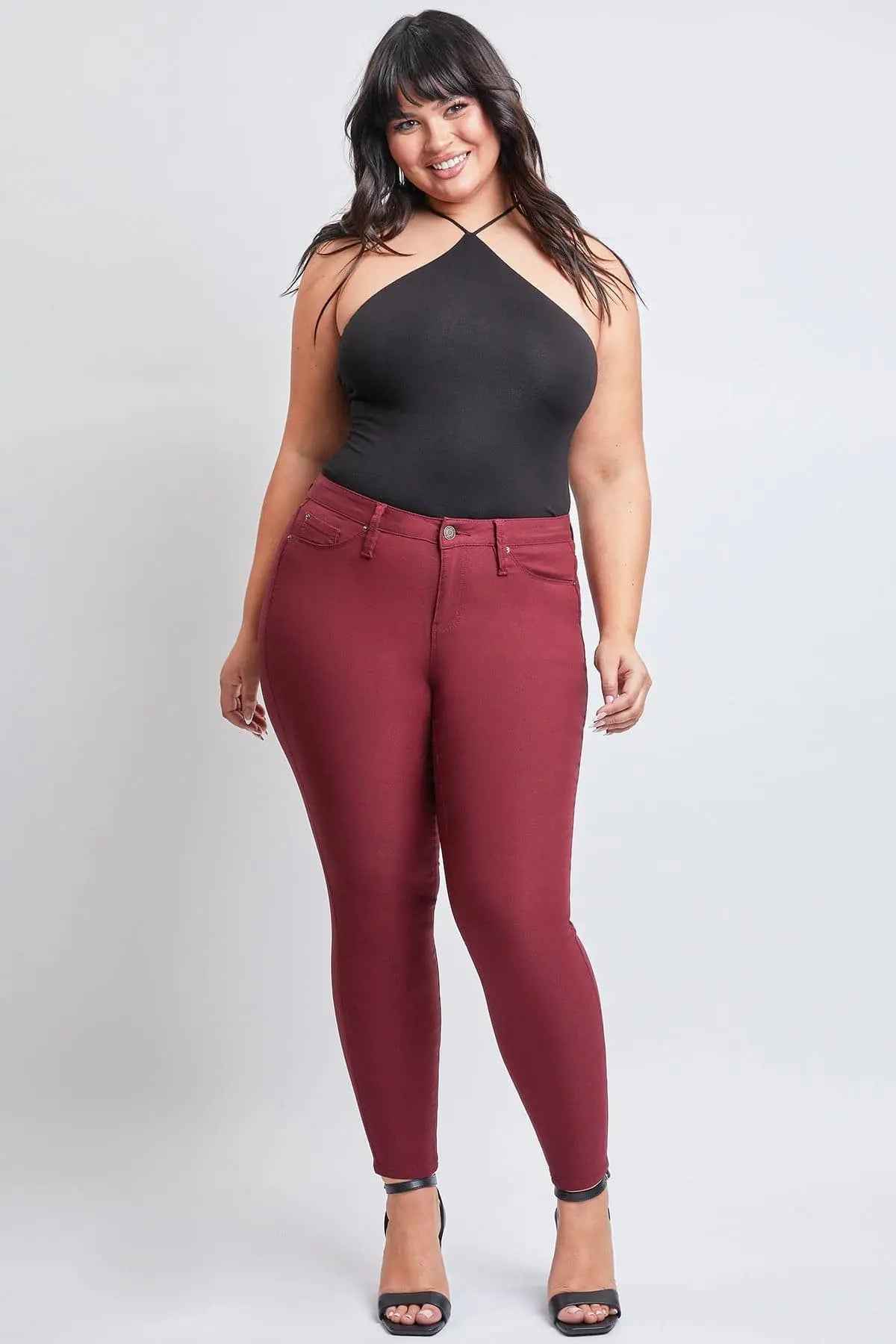 Women's Plus Hyperstretch Skinny Pants YMI JEANS