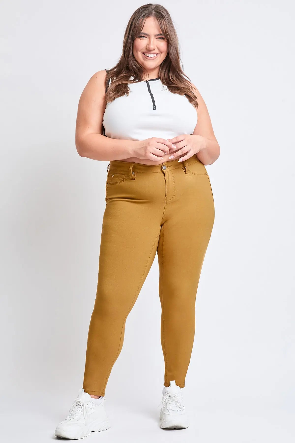 Women's Plus Hyperstretch Skinny Pants YMI JEANS