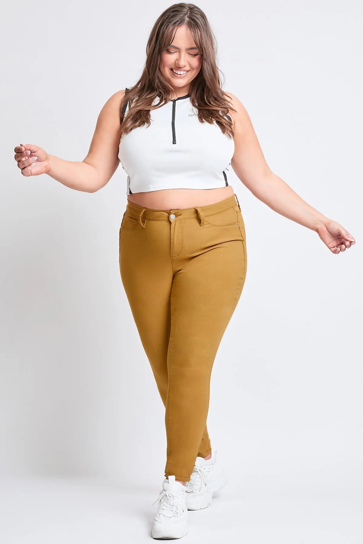 Women's Plus Hyperstretch Skinny Pants YMI JEANS