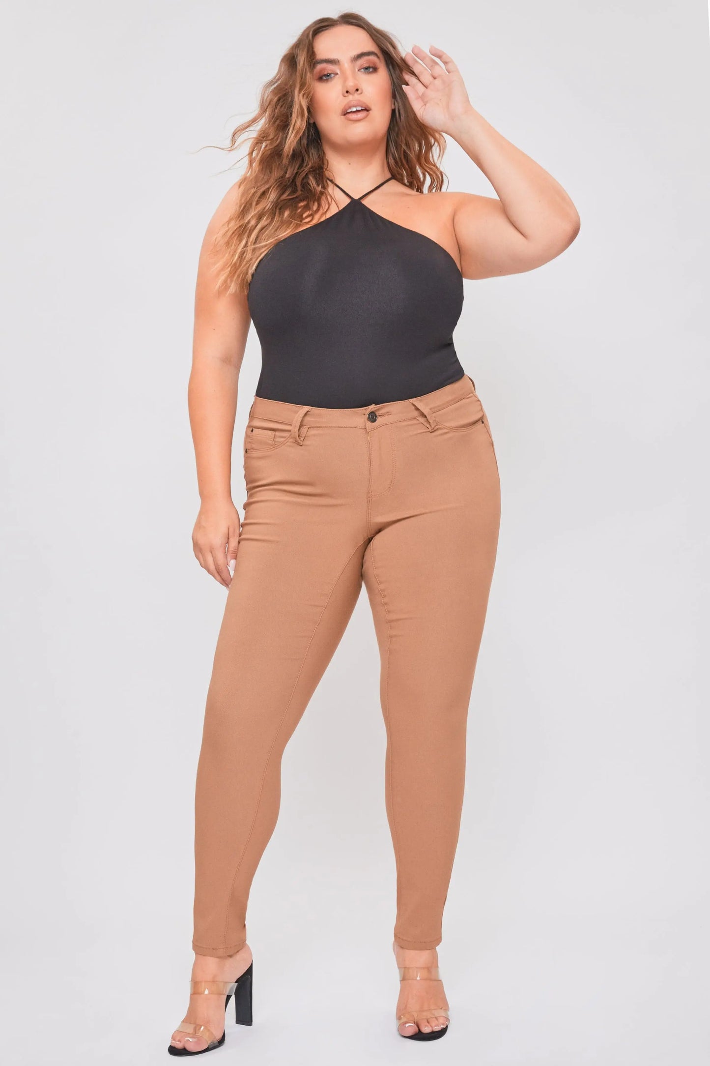 Women's Plus Hyperstretch Skinny Pants YMI JEANS