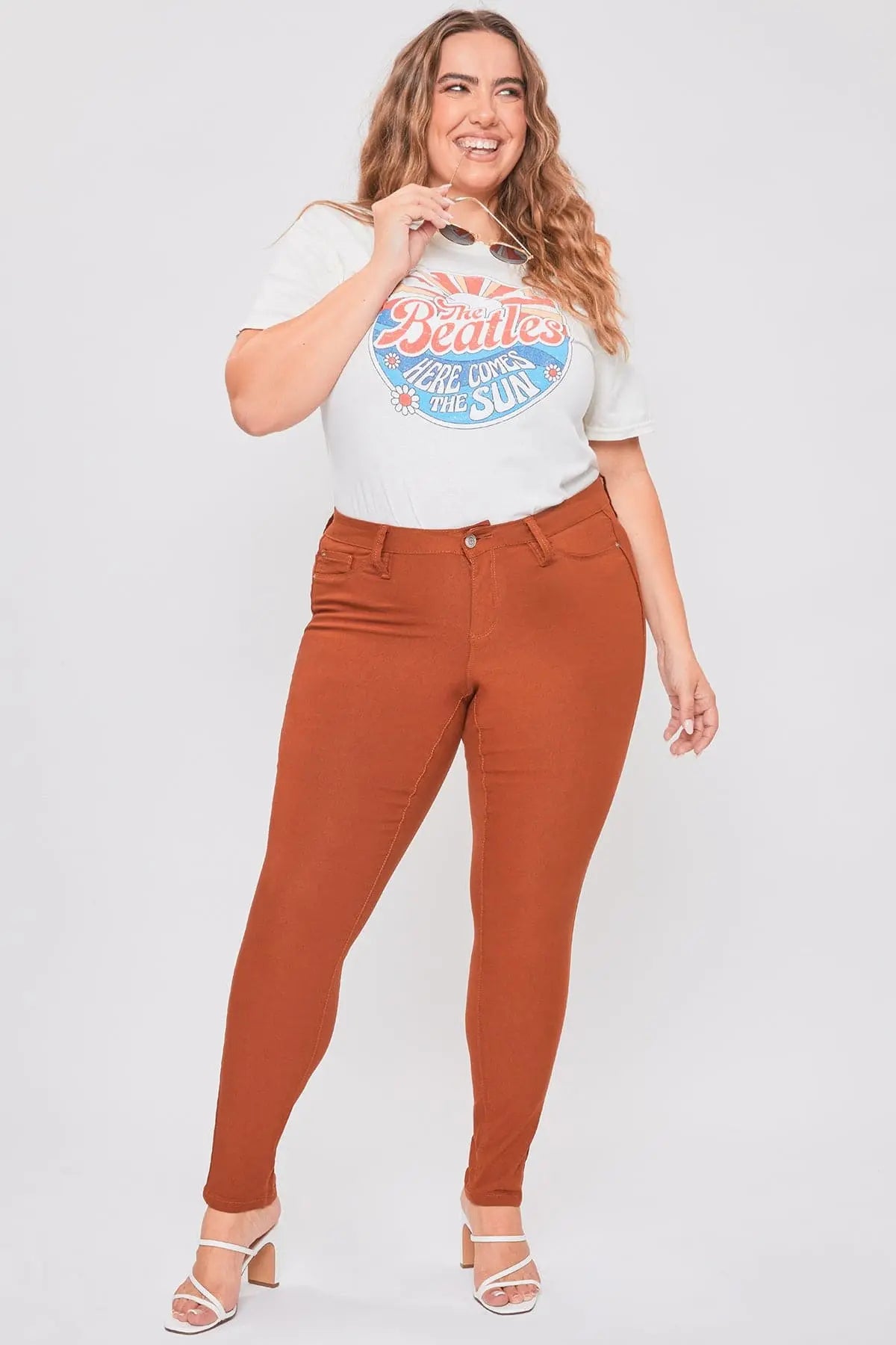Women's Plus Hyperstretch Skinny Pants YMI JEANS