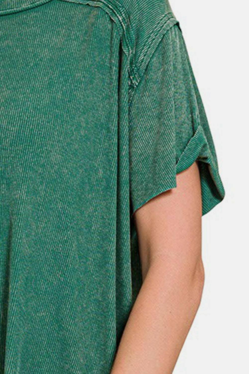 Effortless elegance ribbed top - Love Salve