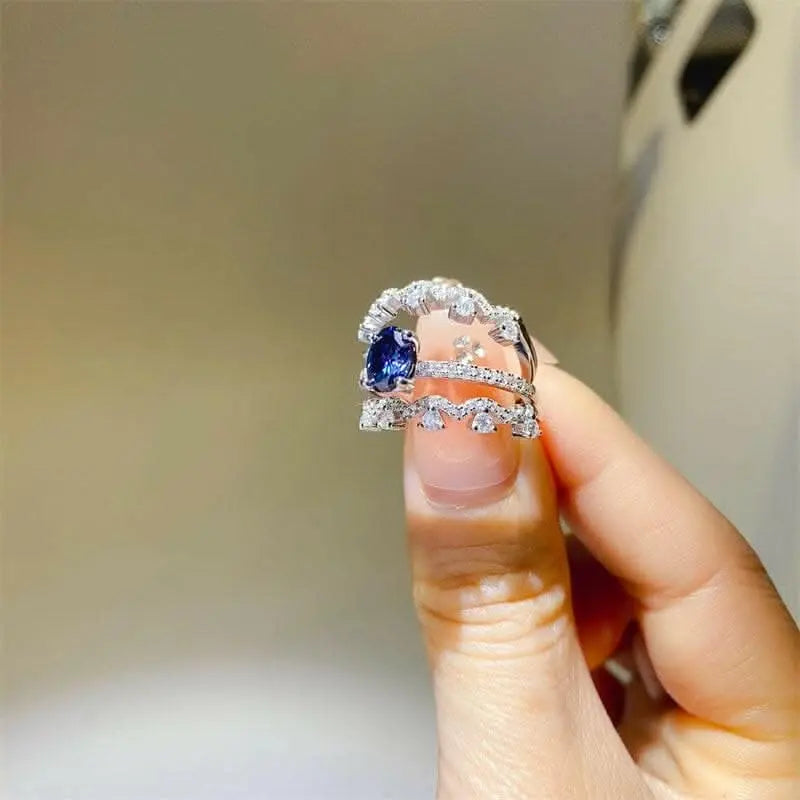 Elegant Moissanite Ring 1 Ct - Love Salve