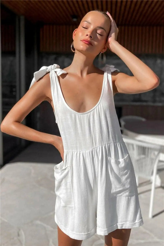 Elegant Scoop Neck Jumpsuit - Love Salve