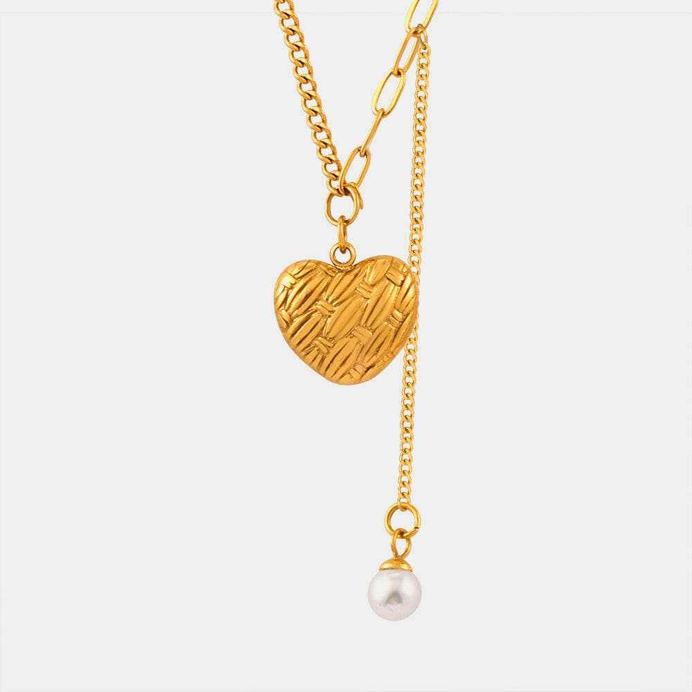 Elegant heart pendant necklace - Love Salve