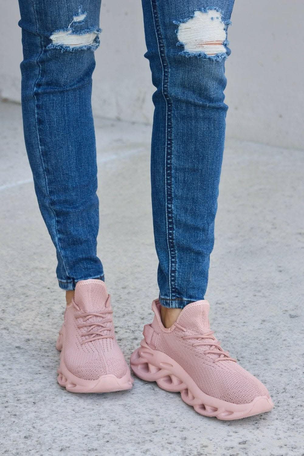 Elevate Your Style with Mesh Platform Sneakers for Active Lifestyle - Love Salve