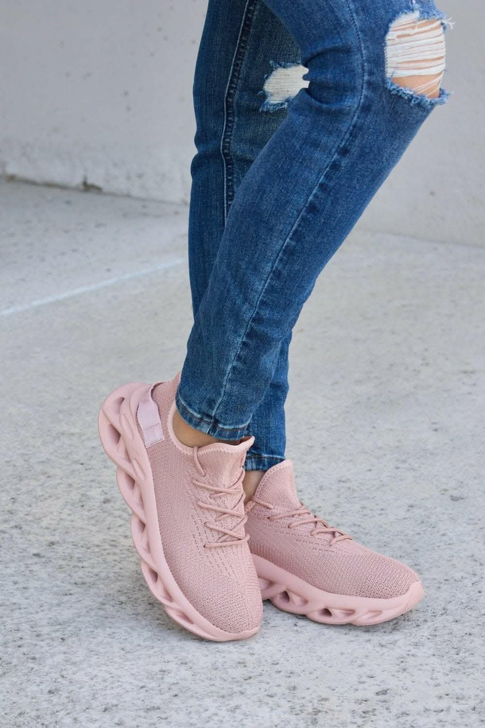 Elevate Your Style with Mesh Platform Sneakers for Active Lifestyle - Love Salve
