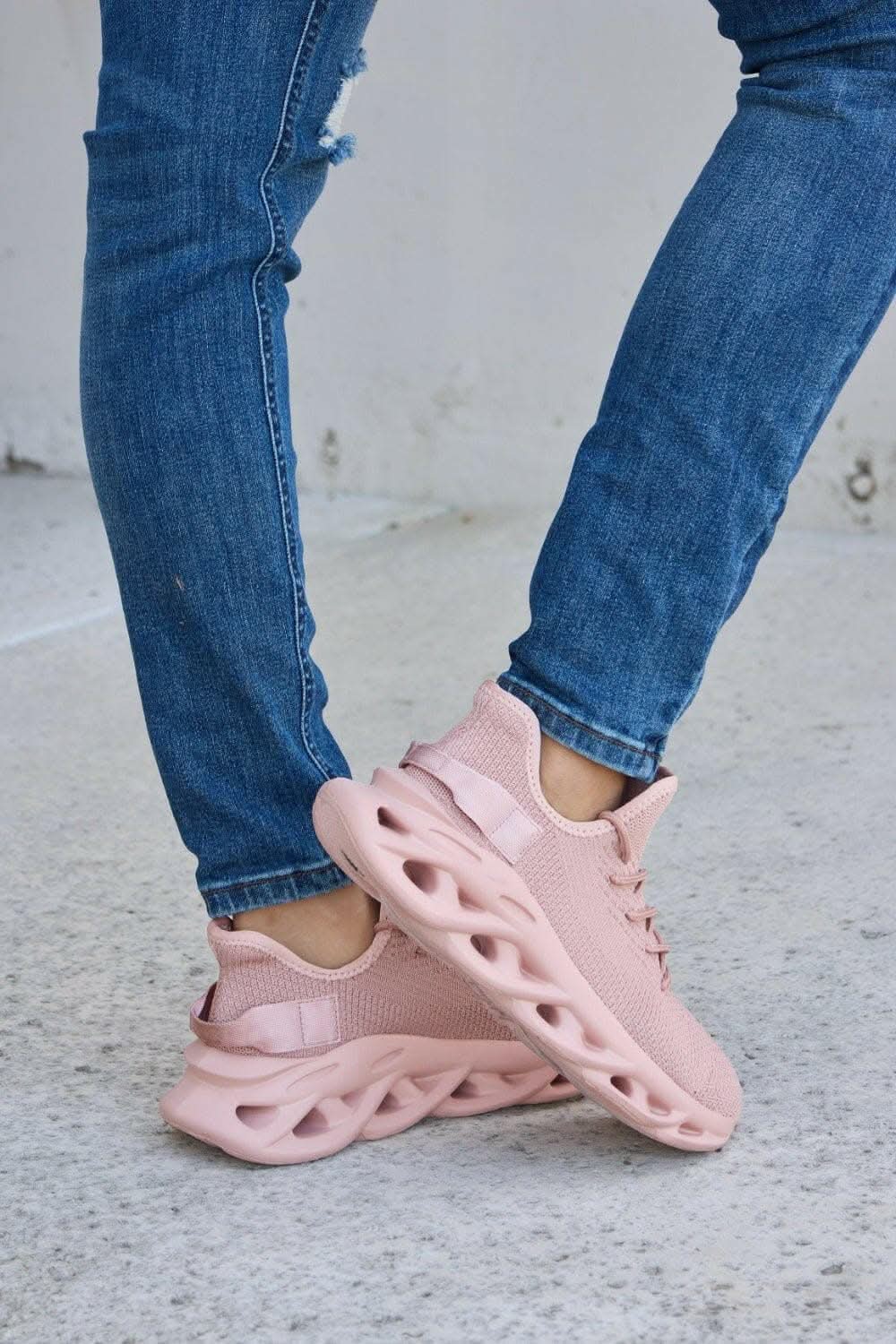 Elevate Your Style with Mesh Platform Sneakers for Active Lifestyle - Love Salve